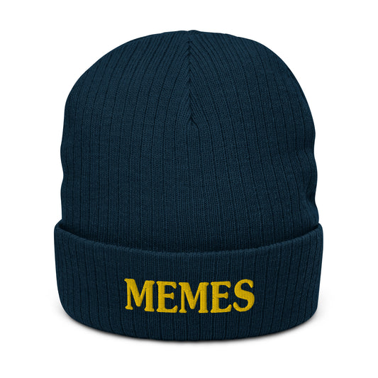 MEMES | Ribbed knit beanie